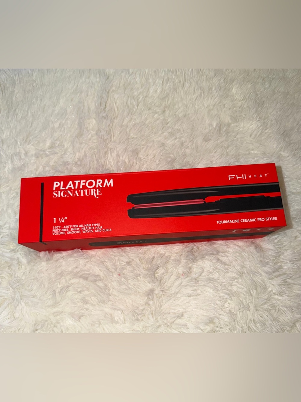 NWB FHI Heat Platform Signature Tourmaline Ceramic Flatiron 1.25”
